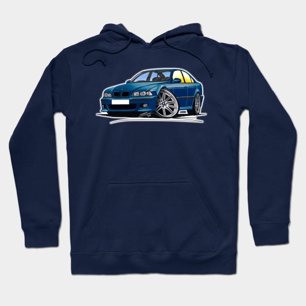 BMW M5 (E39) Blue Hoodie by y30man5